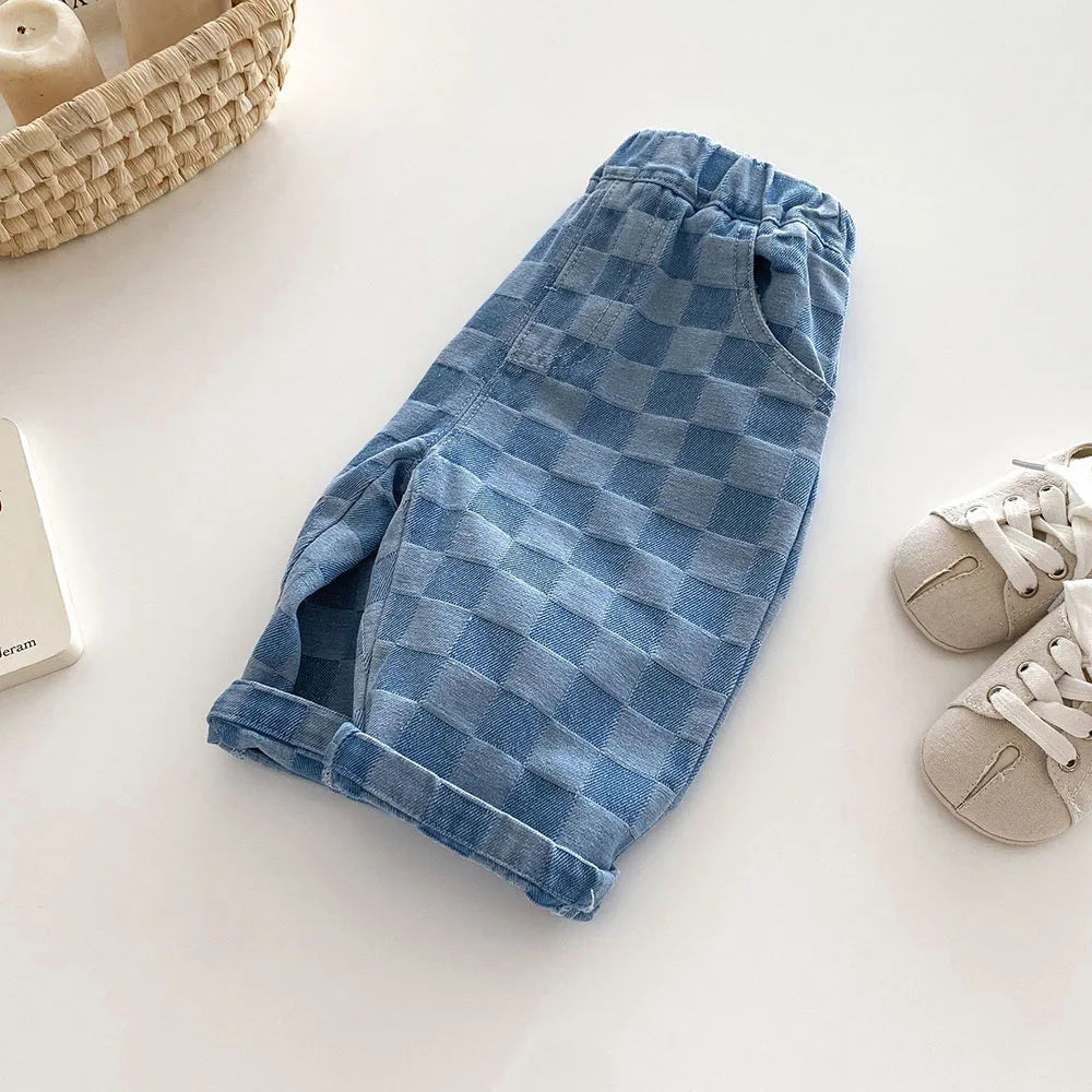 MILANCEL Solid Kids Pants for Boys and Girls  Four Seasons Elastic Waist Casual Toddler Baby Trousers Clothes for 1-6 Years