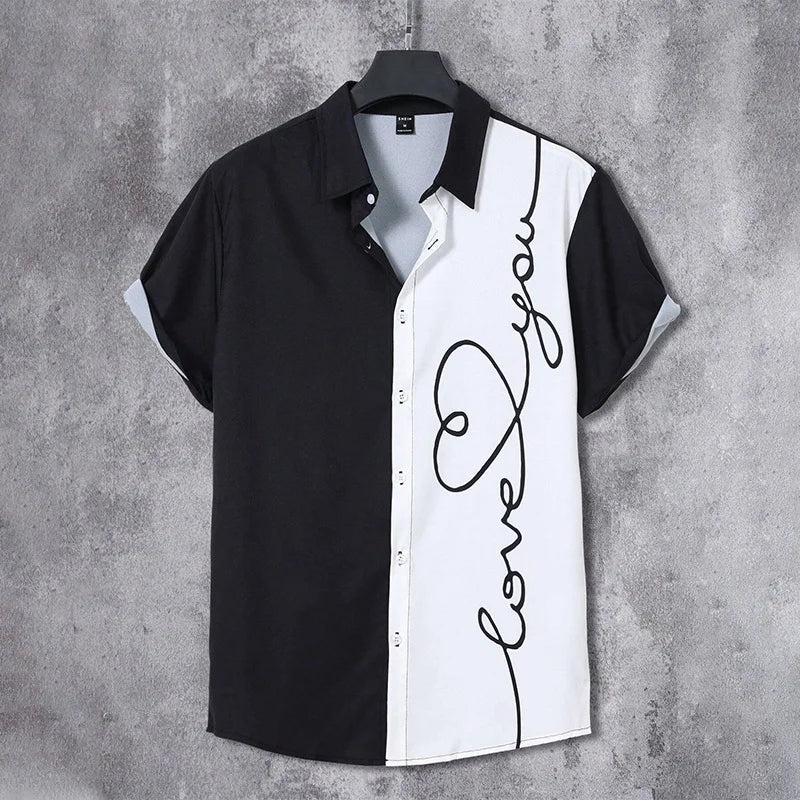 Summer 3D Graffiti Blossom Printed Shirts For Men Children Fashion Streetwear Long Sleeve T Shirt Unisex