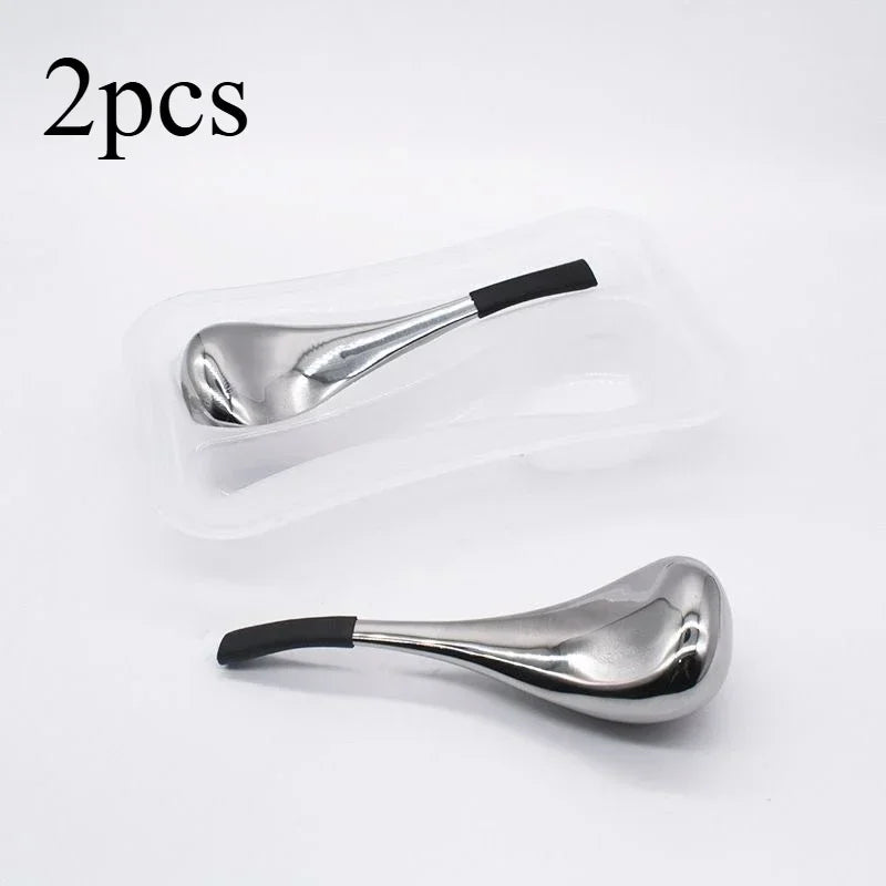 Unisex Stainless Steel Ice Globes – 2PCS Cryo Face Massagers for Skin Care, Puffiness & Relaxation Relief