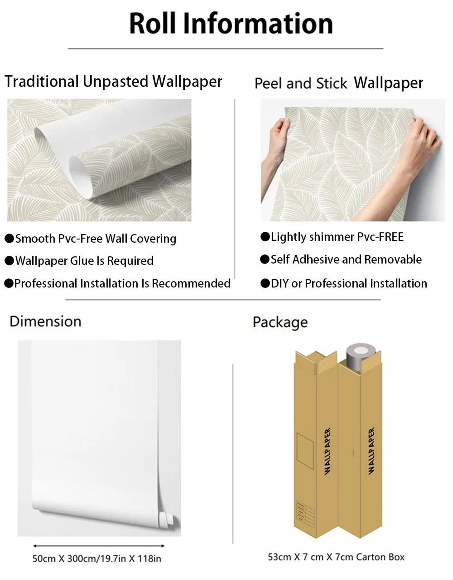 Boho Garden Flowers Peel and Stick Wallpaper - Pastel Blush Floral Wall Decal Print - Botanical Self Adhesive Wall Mural 50*300