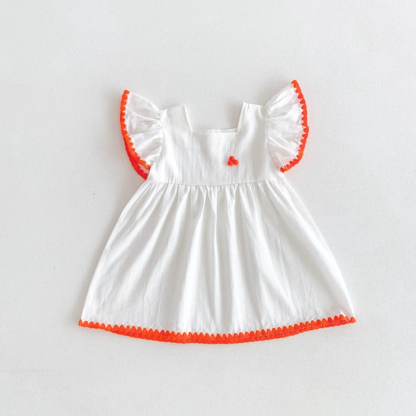 Summer Newborn Infant Baby Girls Romper Muslin Dresses Sister dress Rompers Kids Onepiece Fashion Baby Clothing